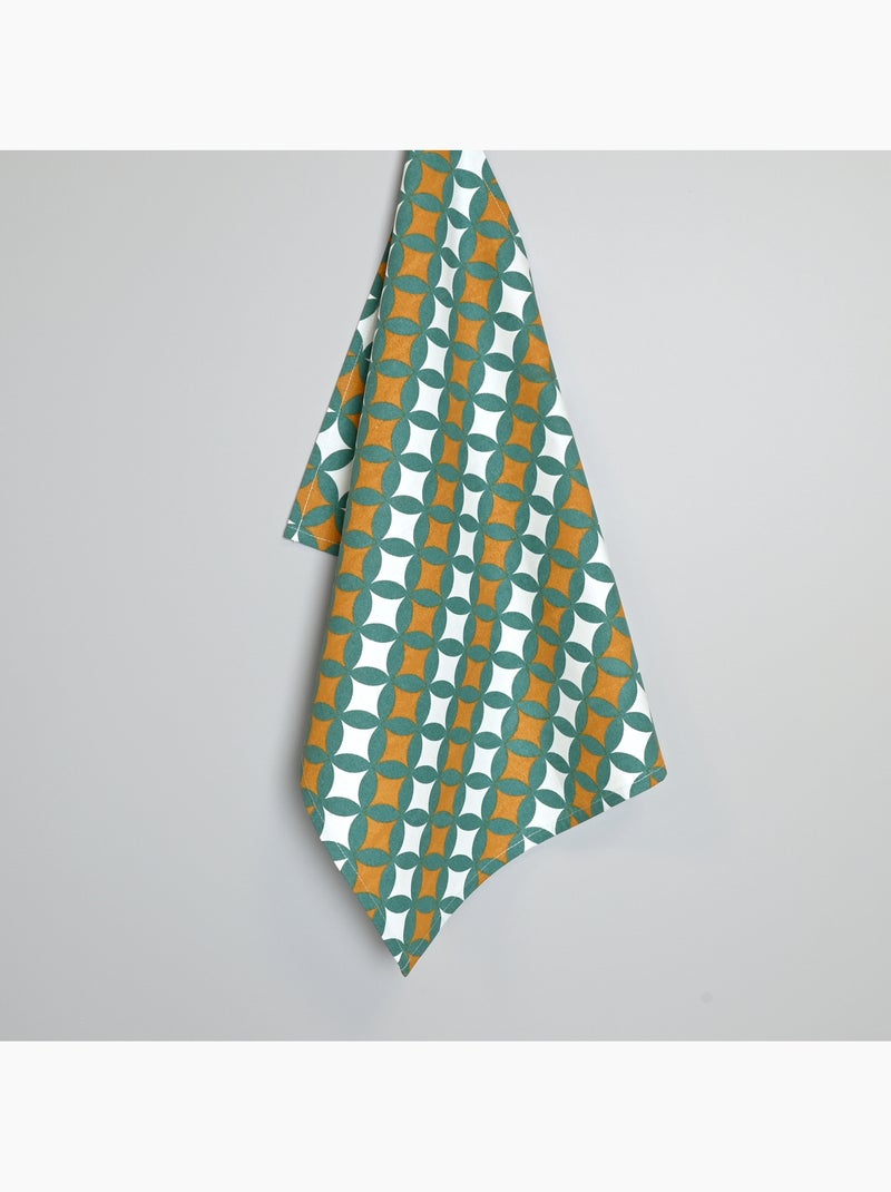 Asciugamani da cucina con grafica in cotone Verde - Kiabi