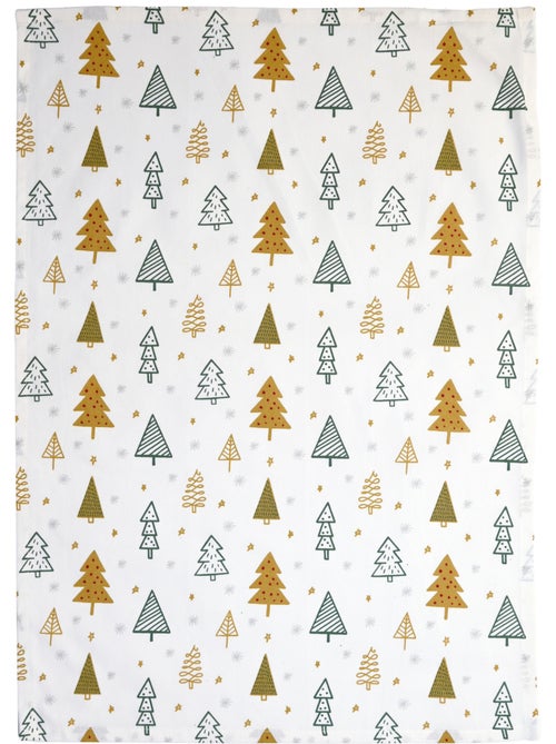 Asciugamani da cucina in cotone con motivo ad abete - Kiabi