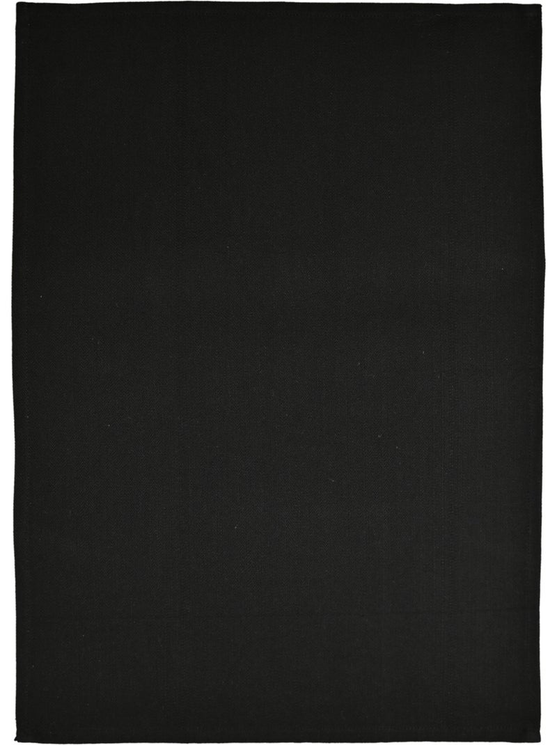 Asciugamani da cucina in cotone liscio Nero - Kiabi