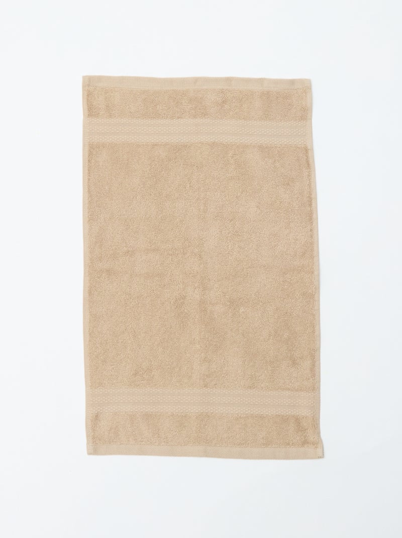 Asciugamani ospiti (30x50 cm) - Kiabi Home Beige - Kiabi