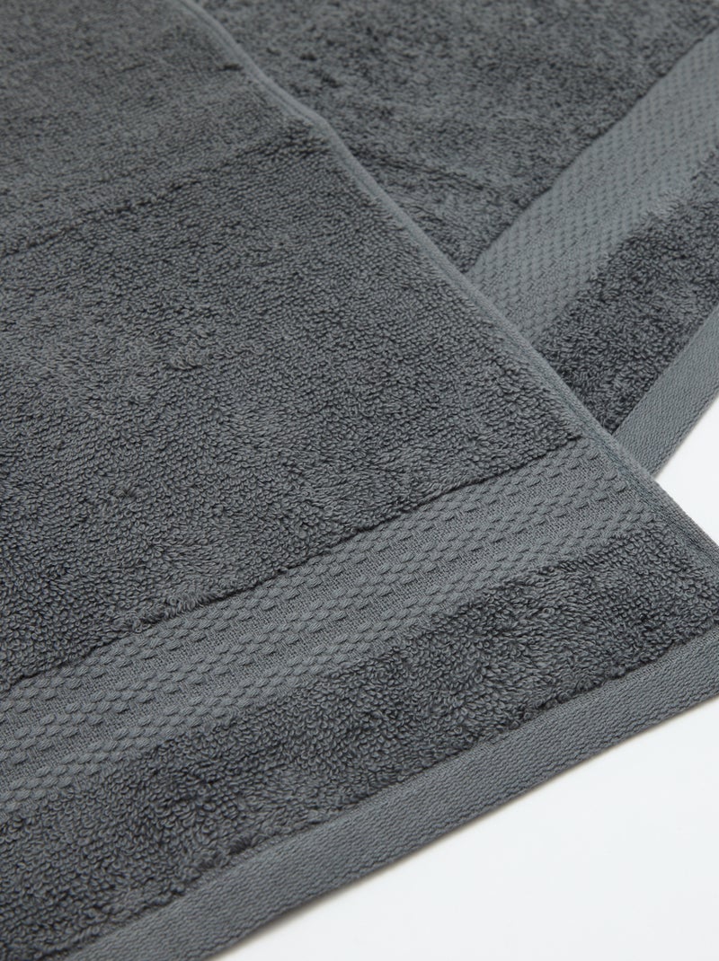 Asciugamani per ospiti (30x50 cm) - Kiabi Home Grigio - Kiabi