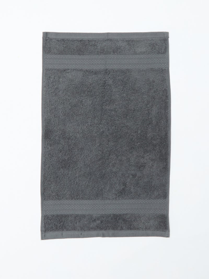 Asciugamani per ospiti (30x50 cm) - Kiabi Home Grigio - Kiabi