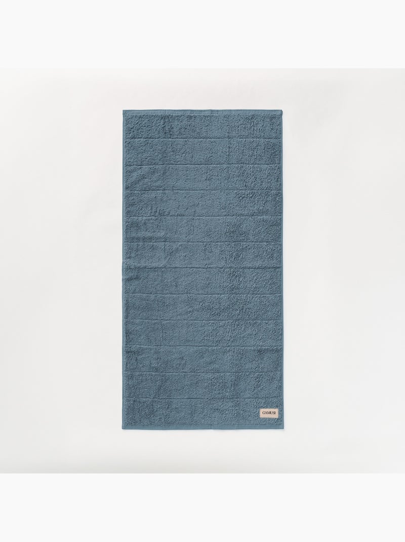 Asciugamano 100% cotone, spugna 600 g/m², con asola - Gamusi Blu - Kiabi
