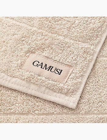 Asciugamano 100% cotone, spugna 600 g/m², con asola - Gamusi