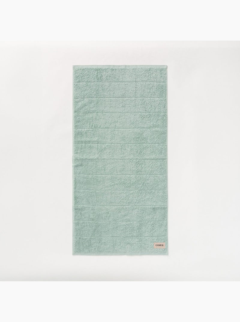 Asciugamano 100% cotone, spugna 600 g/m², con asola - Gamusi Verde acqua - Kiabi