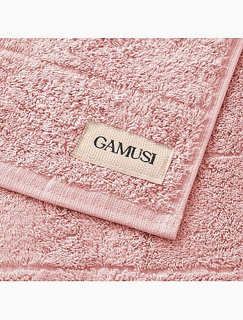 Asciugamano 100% cotone, spugna pesante, con asola - Gamusi