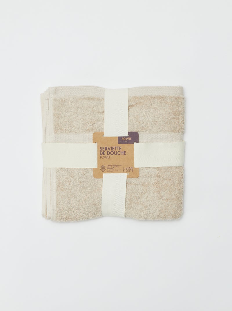 Asciugamano (50 x 90 cm) - Kiabi Home BEIGE - Kiabi
