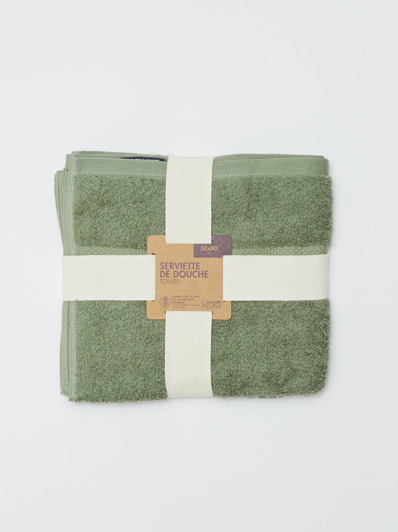 Asciugamano (50 x 90 cm) - Kiabi Home VERDE - Kiabi