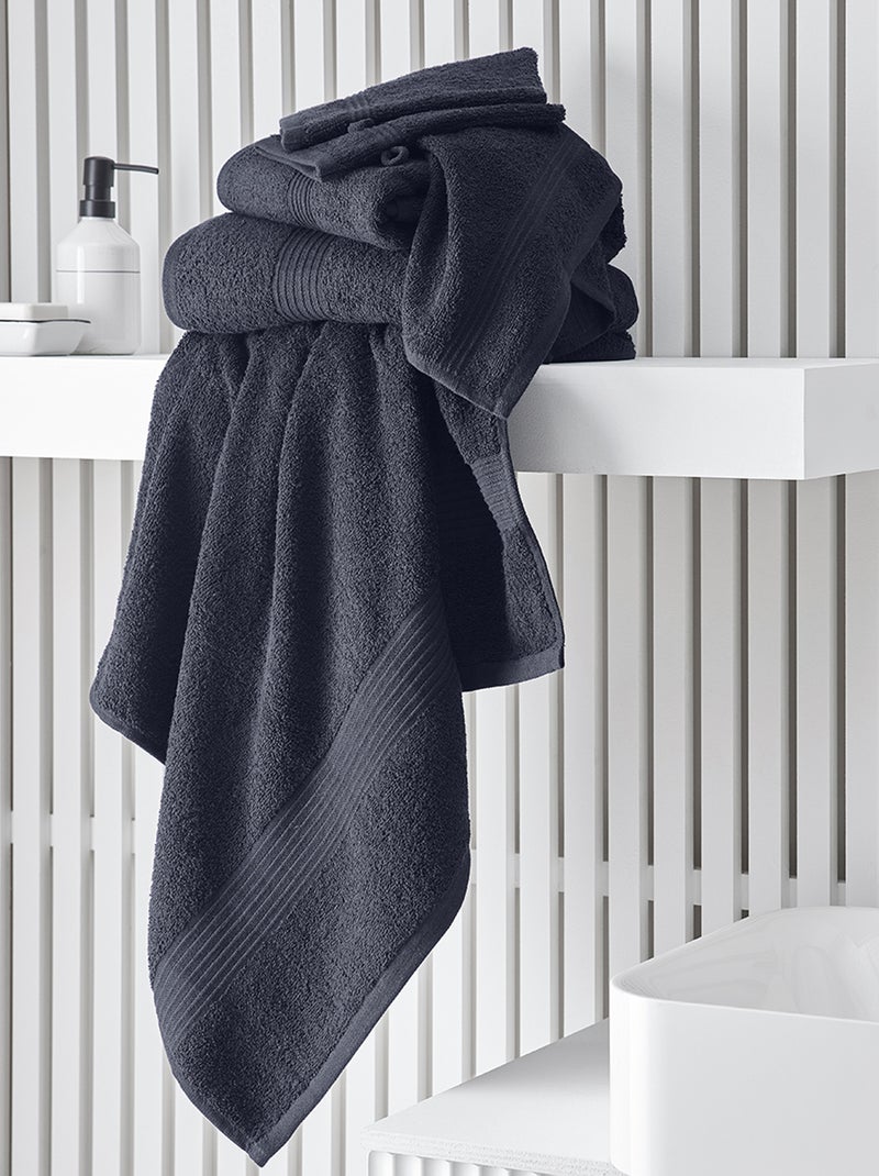 Asciugamano 50 x 90 cm blu navy - Kiabi