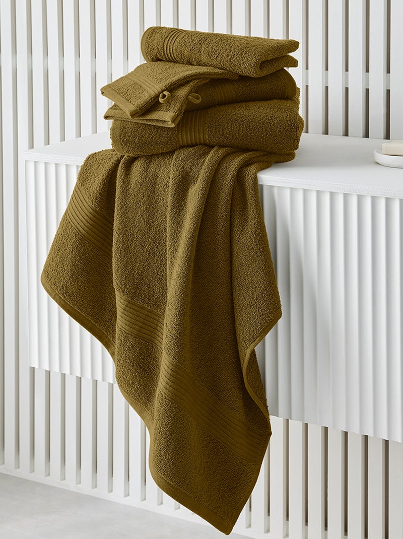 Asciugamano 50 x 90 cm bronzo - Kiabi