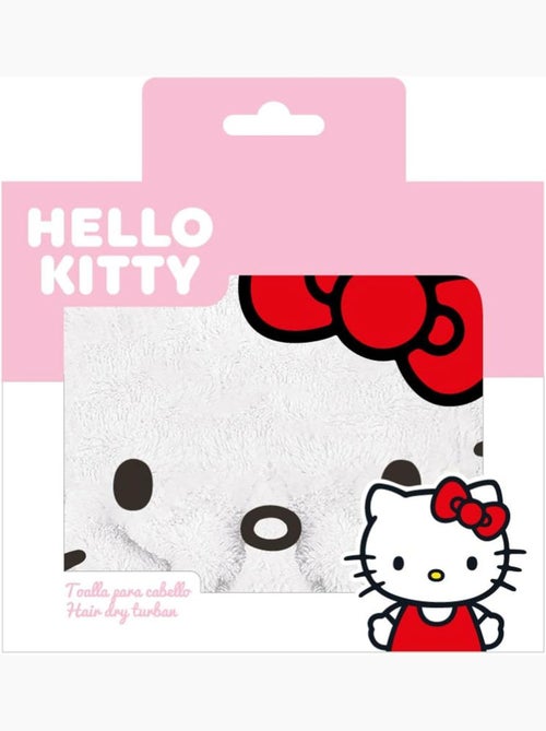 Asciugamano capelli in microfibra Hello Kitty bambino e donna, asciugatura rapida - Kiabi