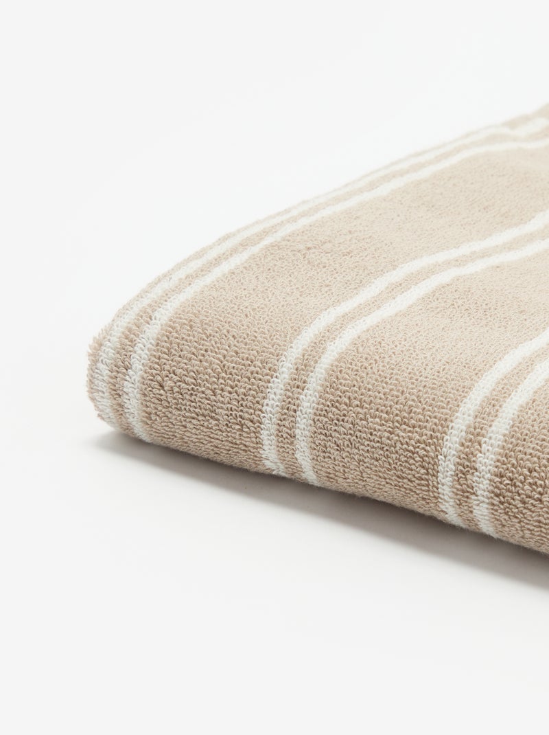 Asciugamano da bagno 50 x 90 cm Beige - Kiabi