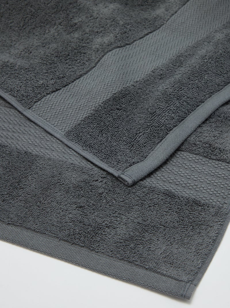 Asciugamano da bagno (70x130 cm) - Kiabi Home Grigio - Kiabi