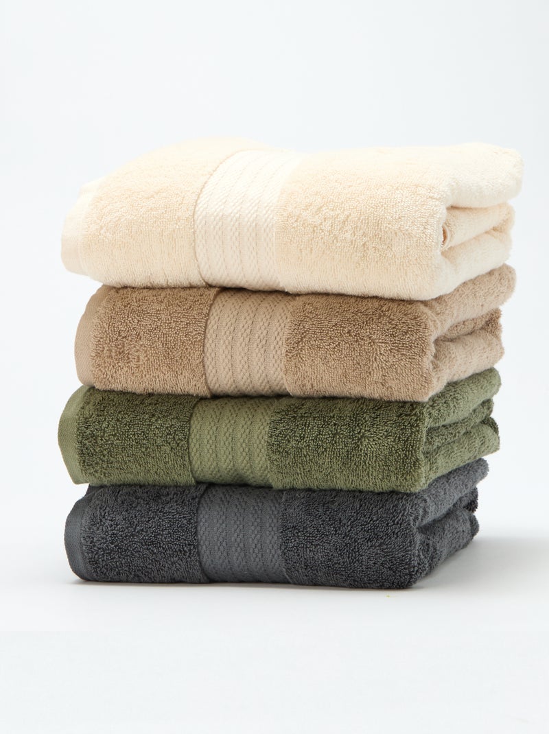 Asciugamano da bagno (90x150 cm) - Kiabi Home Bianco - Kiabi