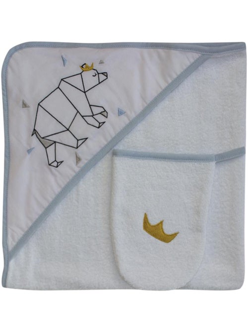 Asciugamano da bagno + asciugamano "ORSO" Les Chatounets - Kiabi