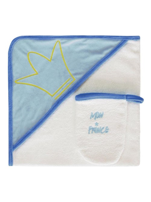 Asciugamano da bagno + asciugamano "Roi" Les Chatounets - Kiabi