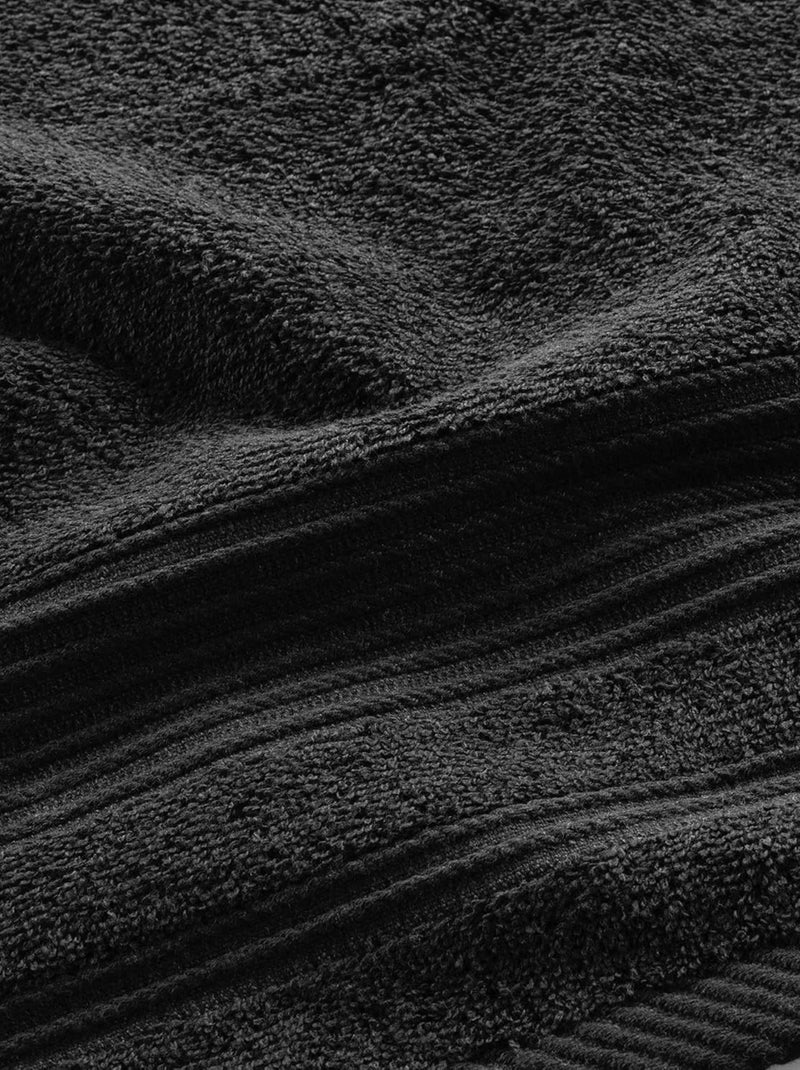 Asciugamano da bagno in Cotone Douceur d'Intérieur Nero - Kiabi