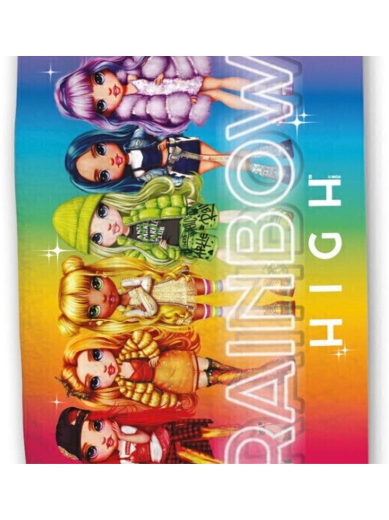 Asciugamano da bagno per bambini Rainbow High Multicolore - Kiabi