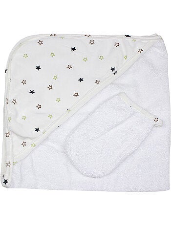 Asciugamano da bagno + Salviette "STARS" Les Chatounets