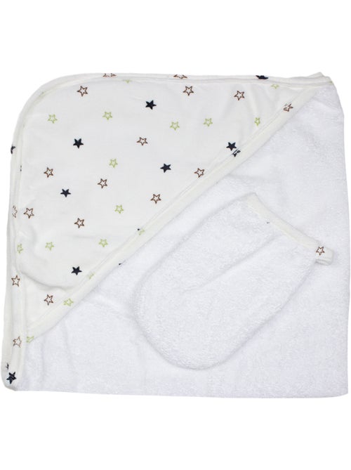 Asciugamano da bagno + Salviette "STARS" Les Chatounets - Kiabi Asciugamano da bagno + Salviette "STARS" Les Chatounets - Kiabi