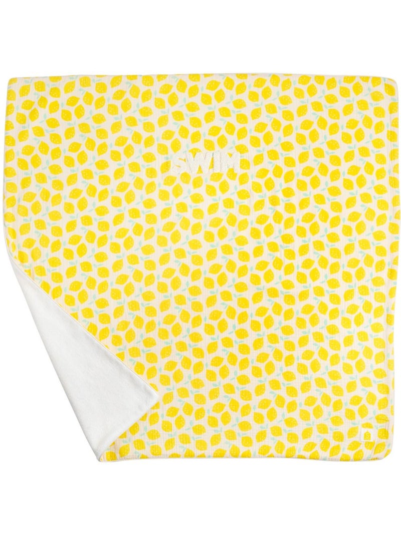 Asciugamano da bagno/spiaggia doppio in garza di cotone - SAUTHON Giallo - Kiabi