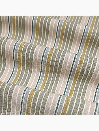 Asciugamano da cucina in cotone a righe intrecciate