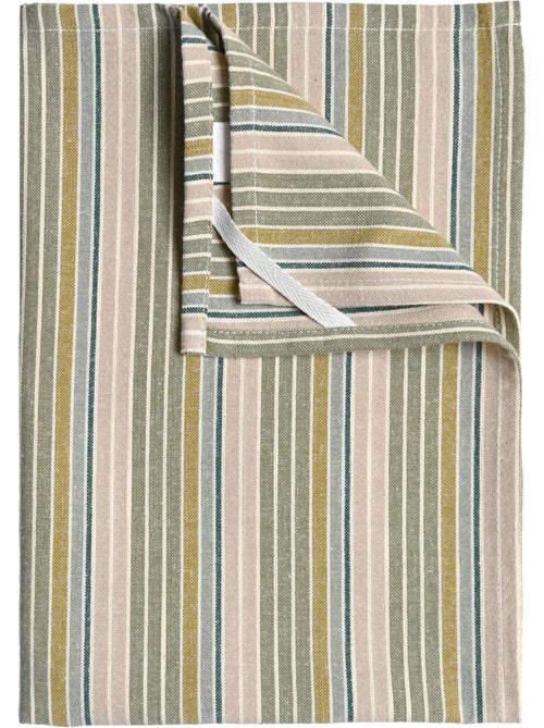 Asciugamano da cucina in cotone a righe intrecciate - Kiabi