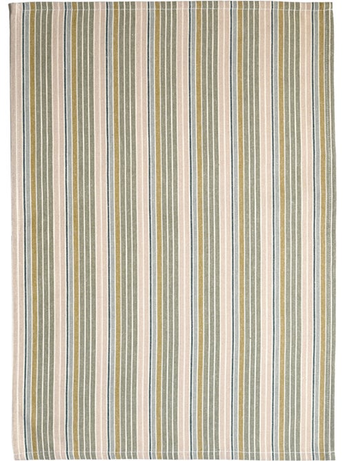 Asciugamano da cucina in cotone a righe intrecciate - Kiabi