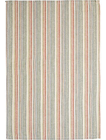 Asciugamano da cucina in cotone a righe intrecciate