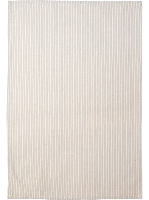 Asciugamano da cucina in cotone a righe sottili - Kiabi