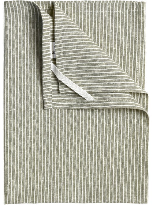 Asciugamano da cucina in cotone a righe sottili - Kiabi