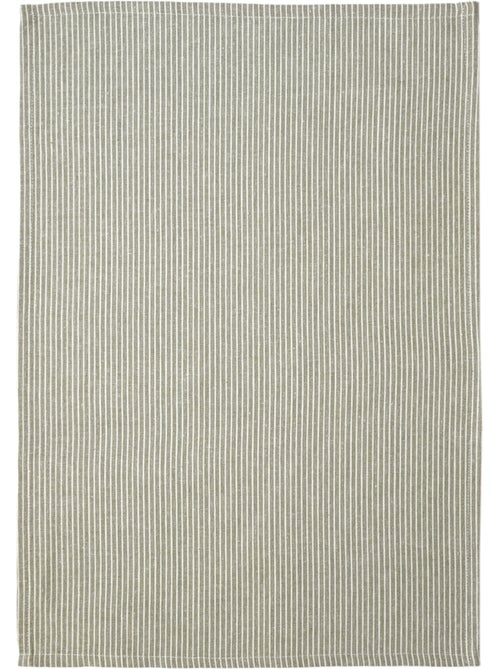 Asciugamano da cucina in cotone a righe sottili - Kiabi