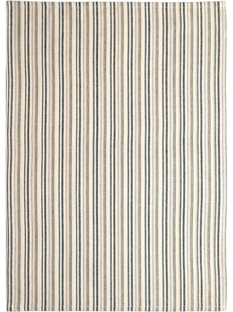 Asciugamano da cucina in cotone, a righe sottili Ecru - Kiabi