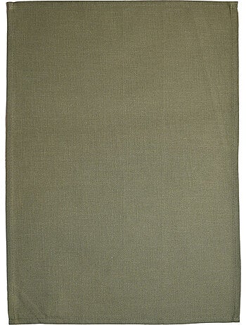 Asciugamano da cucina in cotone a trama semplice