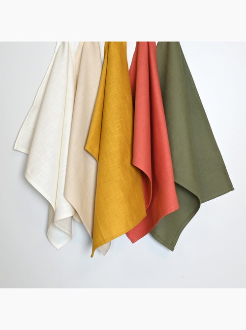 Asciugamano da cucina in cotone a trama semplice - Kiabi