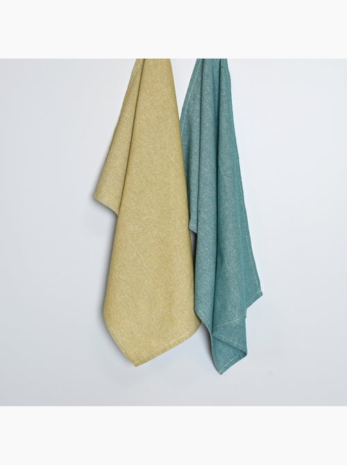 Asciugamano da cucina in cotone a trama semplice - Kiabi