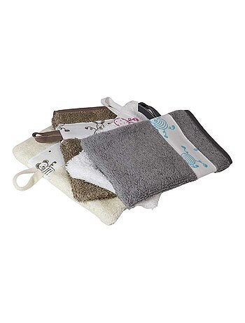 Asciugamano e 2 salviette in spugna di cotone TOURNICOQUIN