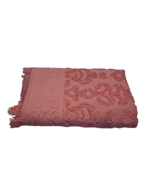 Asciugamano jacquard con frange - Kiabi