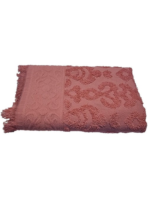 Asciugamano jacquard con frange - Kiabi