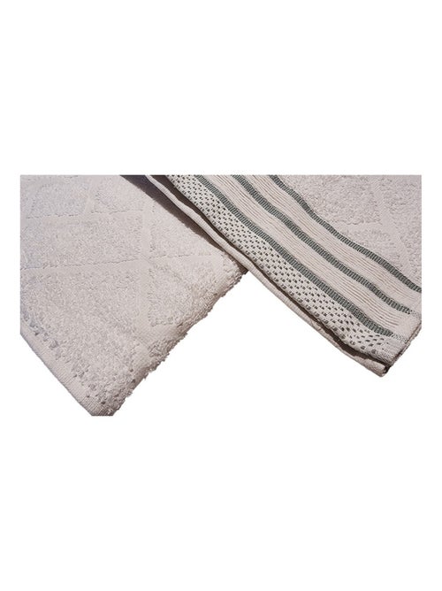 Asciugamano jacquard tinta unita - Kiabi