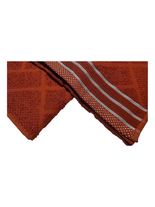 Asciugamano jacquard tinta unita - Kiabi