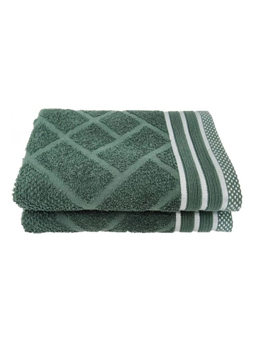 Asciugamano jacquard tinta unita - Kiabi