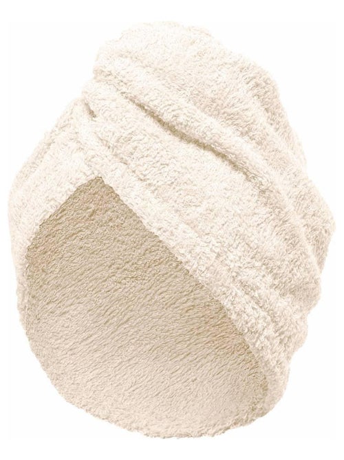 Asciugamano per capelli in spugna con chiusura elastica TURBANTE - Kiabi Asciugamano per capelli in spugna con chiusura elastica TURBANTE - Kiabi