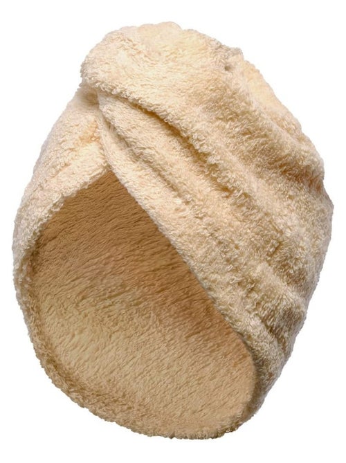 Asciugamano per capelli in spugna con chiusura elastica TURBANTE - Kiabi Asciugamano per capelli in spugna con chiusura elastica TURBANTE - Kiabi