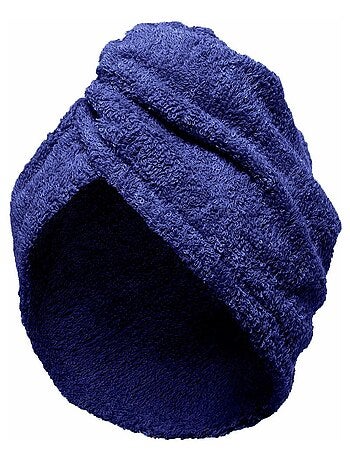 Asciugamano per capelli in spugna con chiusura elastica TURBANTE
