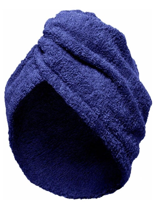 Asciugamano per capelli in spugna con chiusura elastica TURBANTE - Kiabi Asciugamano per capelli in spugna con chiusura elastica TURBANTE - Kiabi