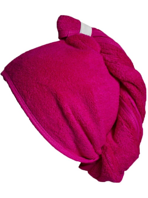 Asciugamano per capelli in spugna con chiusura elastica TURBANTE - Kiabi Asciugamano per capelli in spugna con chiusura elastica TURBANTE - Kiabi