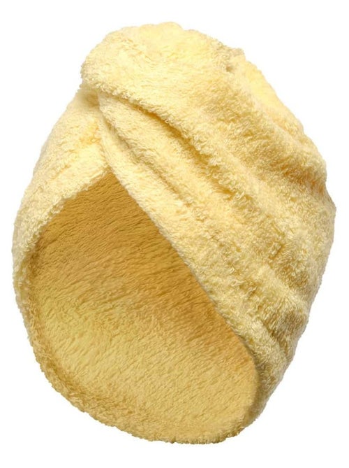 Asciugamano per capelli in spugna con chiusura elastica TURBANTE - Kiabi Asciugamano per capelli in spugna con chiusura elastica TURBANTE - Kiabi