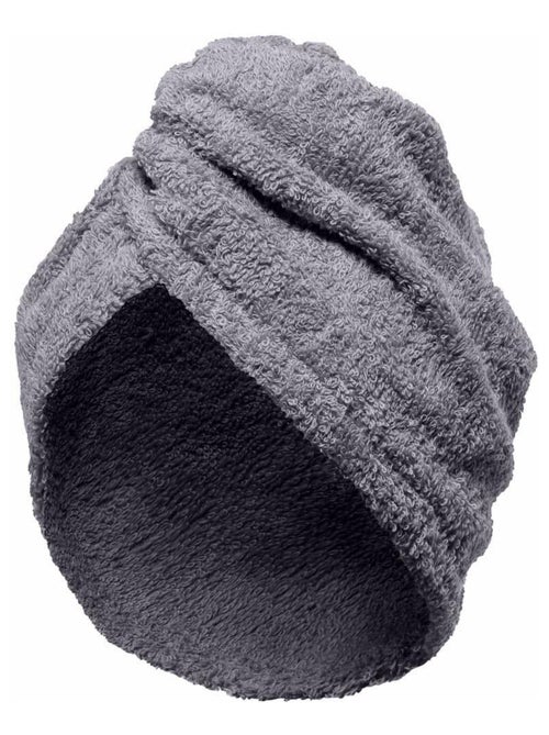 Asciugamano per capelli in spugna con chiusura elastica TURBANTE - Kiabi Asciugamano per capelli in spugna con chiusura elastica TURBANTE - Kiabi
