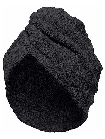 Asciugamano per capelli in spugna con chiusura elastica TURBANTE
